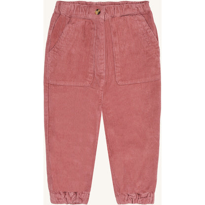 Hust & Claire HCTammy solid corduroy Trousers 3392 Dry Rose
