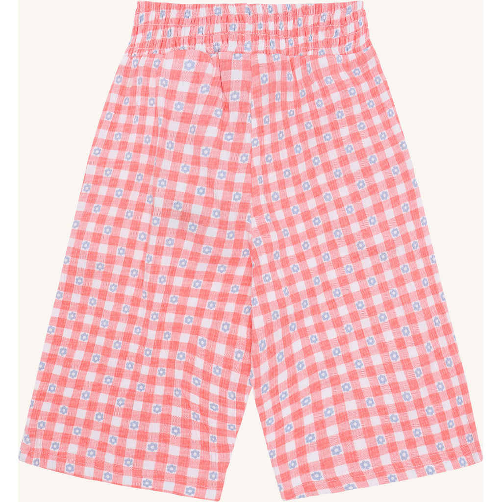 Hust & Claire HCTeah Flower Check Trousers 3761 Shell