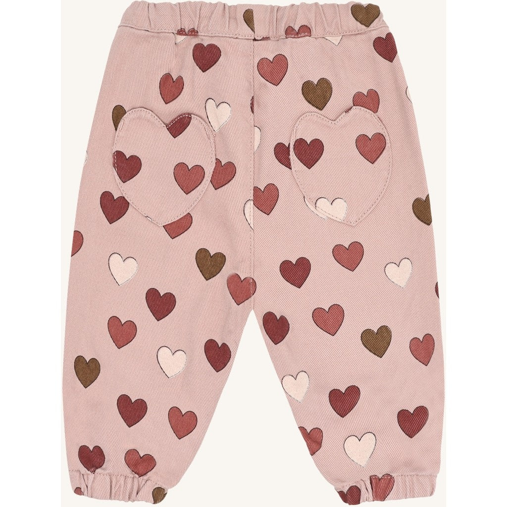 Hust & Claire HCTrine Fine twill Old Hearts Trousers 3735 Adobe Rose