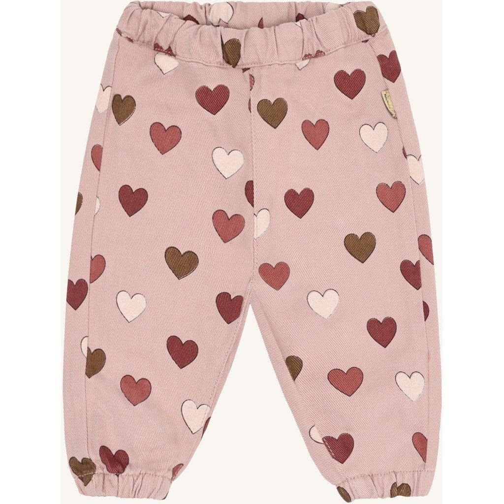 Hust & Claire HCTrine Fine twill Old Hearts Trousers 3735 Adobe Rose
