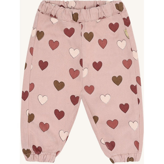 Hust & Claire HCTrine Fine twill Old Hearts Trousers 3735 Adobe Rose
