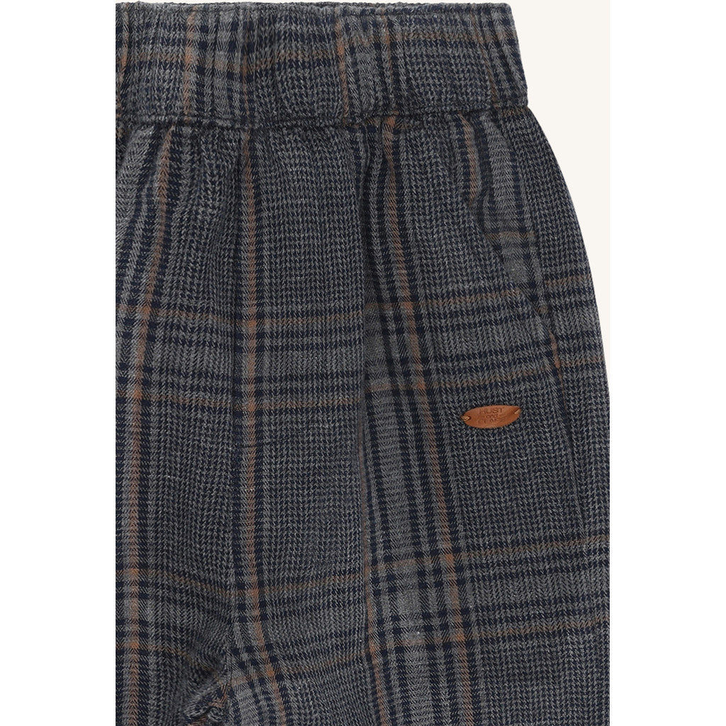 Hust & Claire HCTue Check Trousers 1202 Grey Blend