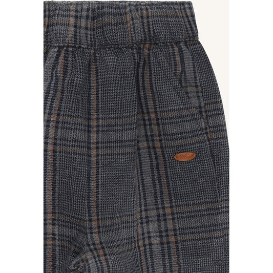 Hust & Claire HCTue Check Trousers 1202 Grey Blend