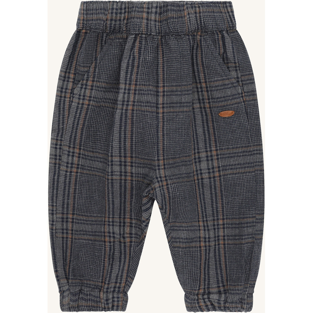 Hust & Claire HCTue Check Trousers 1202 Grey Blend