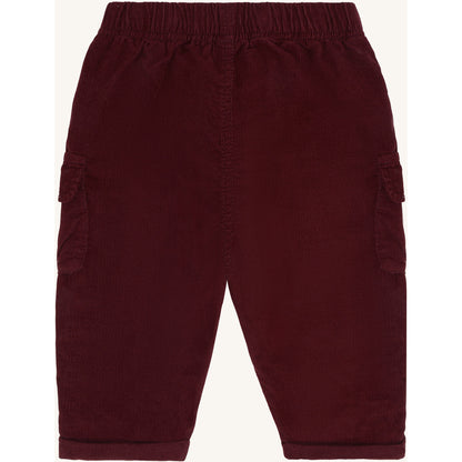 Hust & Claire HCTue Corduroy Trousers 4361 Red Chocolate