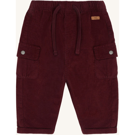 Hust & Claire HCTue Corduroy Trousers 4361 Red Chocolate