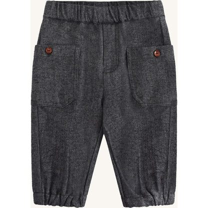 Hust & Claire HCTue Herringbone Trousers 1202 Grey Blend