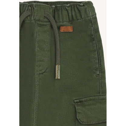 Hust & Claire HCTue Peached Canvas Trousers 3461 Deep Ivy