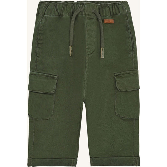 Hust & Claire HCTue Peached Canvas Trousers 3461 Deep Ivy