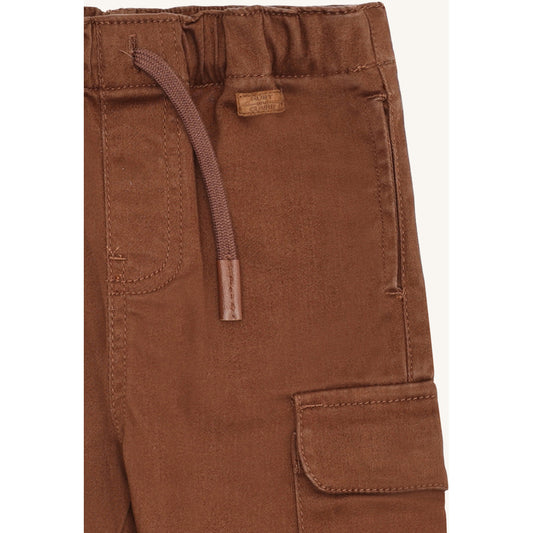 Hust & Claire HCTue Peached Canvas Trousers 4561 Bison