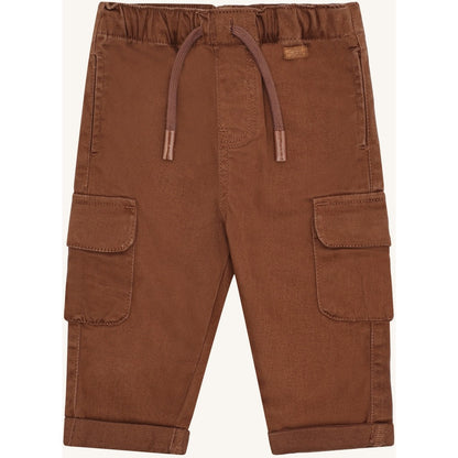 Hust & Claire HCTue Peached Canvas Trousers 4561 Bison