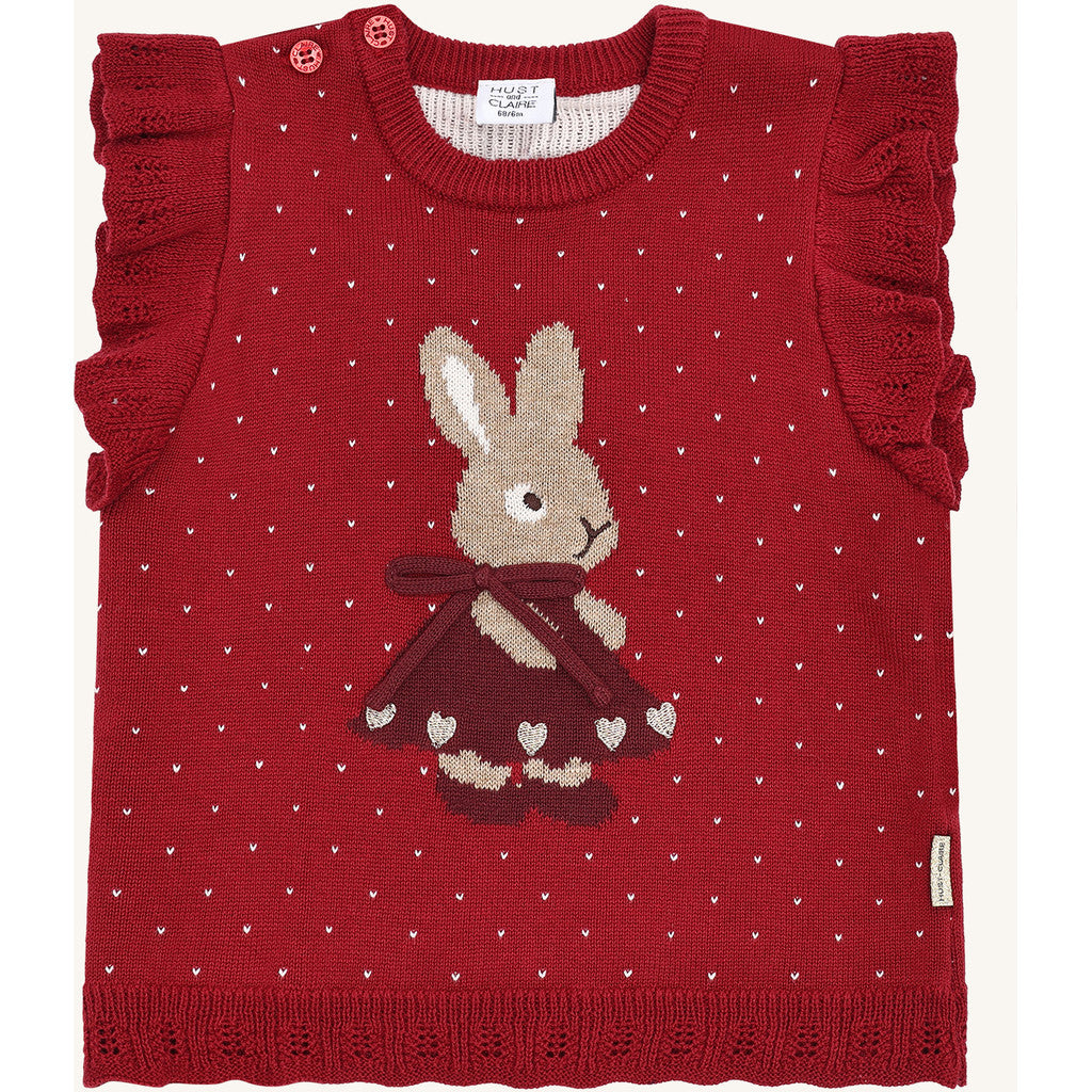 Hust & Claire HCVilma bunny Knitwear 3379 Teaberry