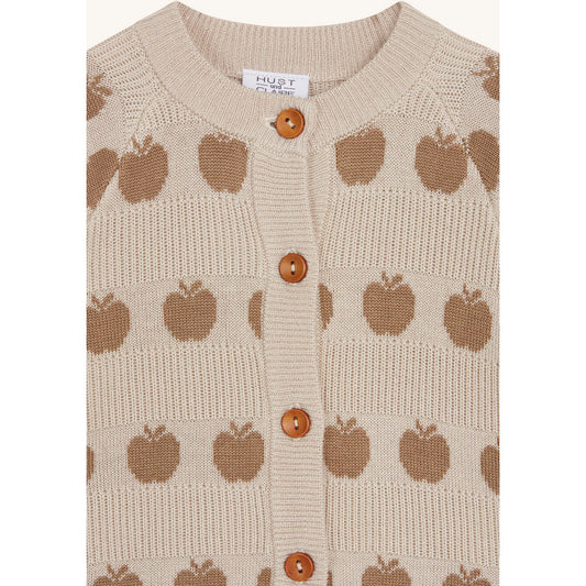 Hust & Claire Knit HCCuno Bamboo knit Cardigan 3515 Warm Sand