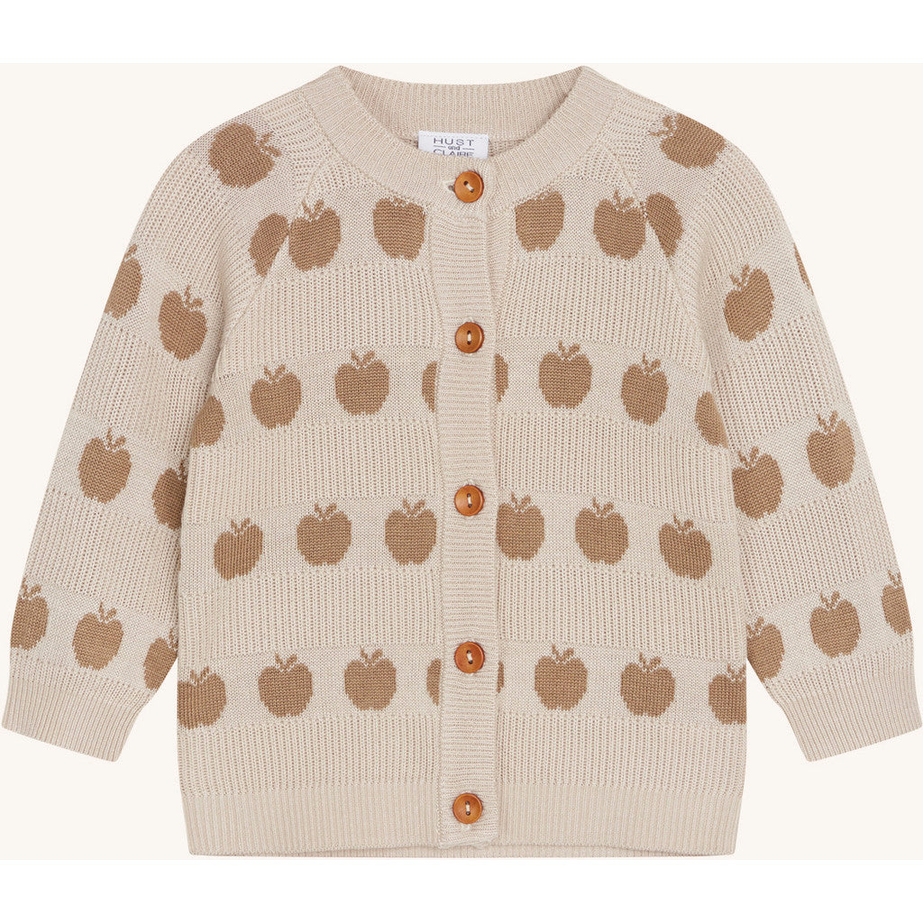 Hust & Claire Knit HCCuno Bamboo knit Cardigan 3515 Warm Sand