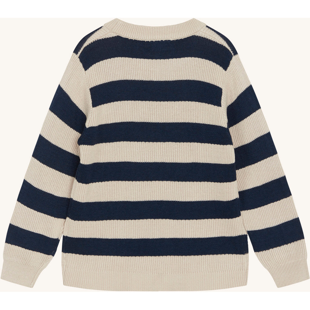 Hust & Claire Knit HCPos Jacquard knit Pullover 3146 Blues