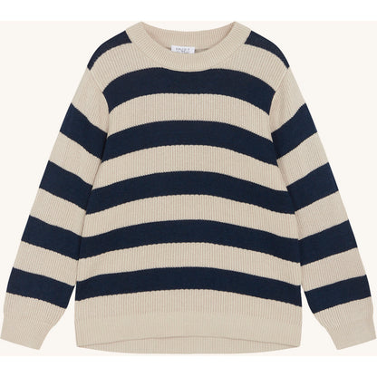 Hust & Claire Knit HCPos Jacquard knit Pullover 3146 Blues