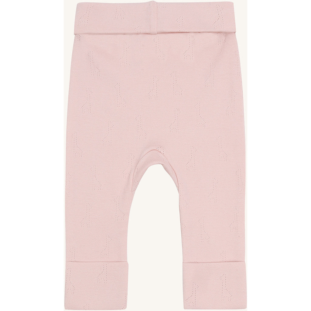 Hust & Claire Leggings HCLas Pointelle Giraffe Leggings 3322 Peach Dust