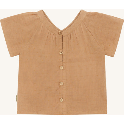 Hust & Claire Shirt HCRoselyn  dobby mousselin Shirts 3690 Warm Sand