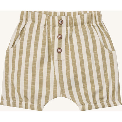 Hust & Claire Shorts HCHalvor Striped Shorts 4442 Green Bone