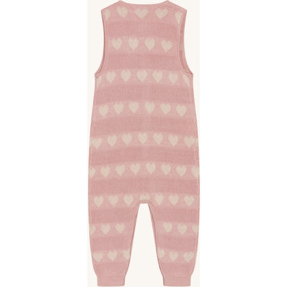 Hust & Claire Suit HCMonly Jacquard knit Pants suit 3366 Dusty Rose