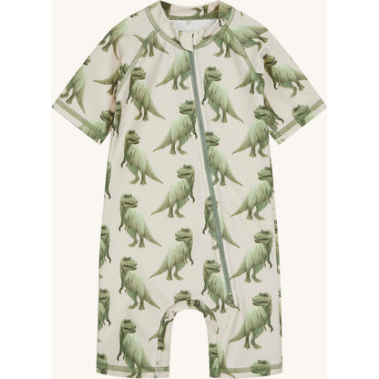 Hust & Claire Swimwear HCMakki Jumpsuit Boy Swim Jumpsuit 3448 Seagrass