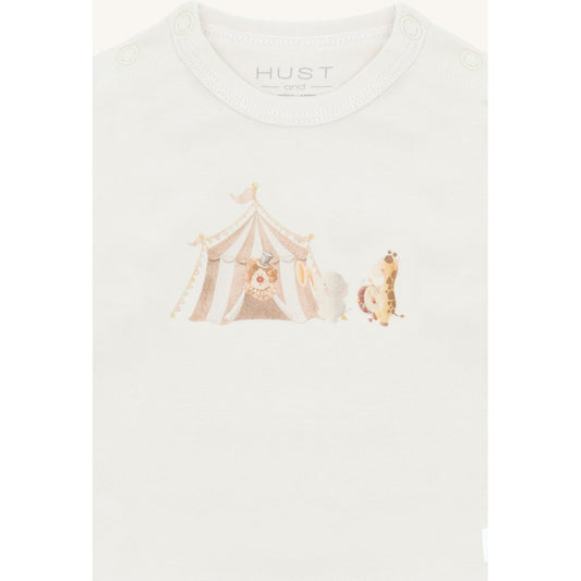 Hust & Claire T-shirt HCAlex Circus animals T-shirt L/S 3272 Snow White