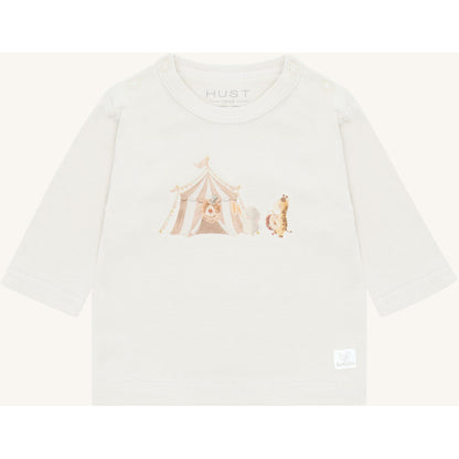 Hust & Claire T-shirt HCAlex Circus animals T-shirt L/S 3272 Snow White