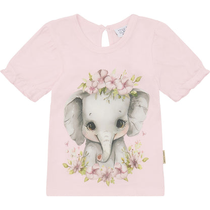 Hust & Claire T-shirt HCAlma Elephant T-shirt S/S 4307 Rose Beach