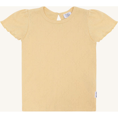 Hust & Claire T-shirt HCAlma basic pointelle T-shirt S/S 4614 Nectar