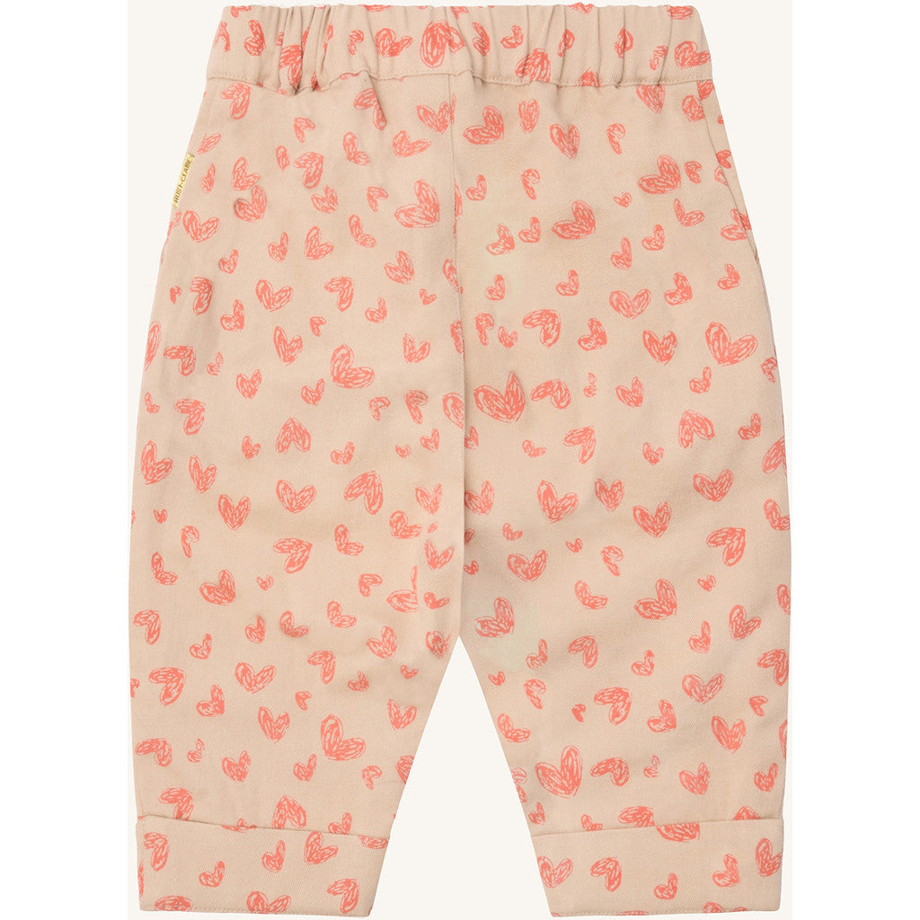 Hust & Claire Trousers HCTrine Fine twill Heart Trousers 3771 Wild Coral