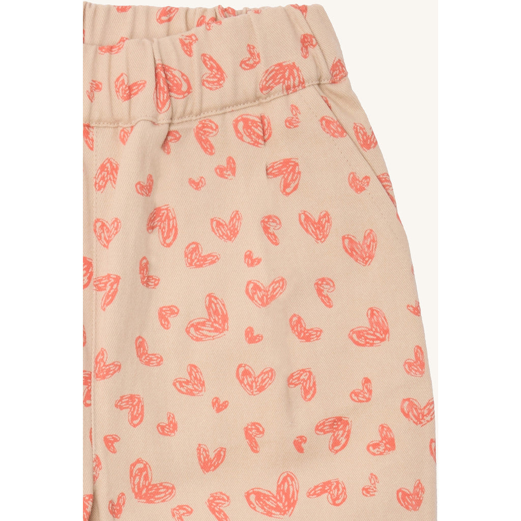 Hust & Claire Trousers HCTrine Fine twill Heart Trousers 3771 Wild Coral